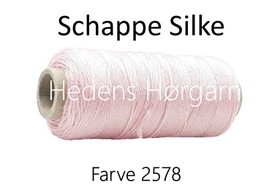 Schappe- Seide 120/2x4 farve 2578 lys rosa